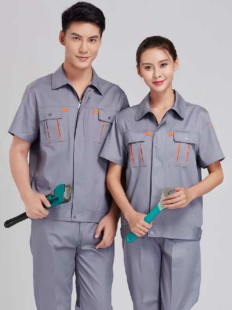 定制车间劳保服汽修工地夏装薄款