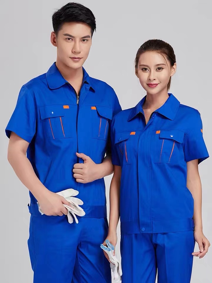 定制车间劳保服汽修工地夏装薄款