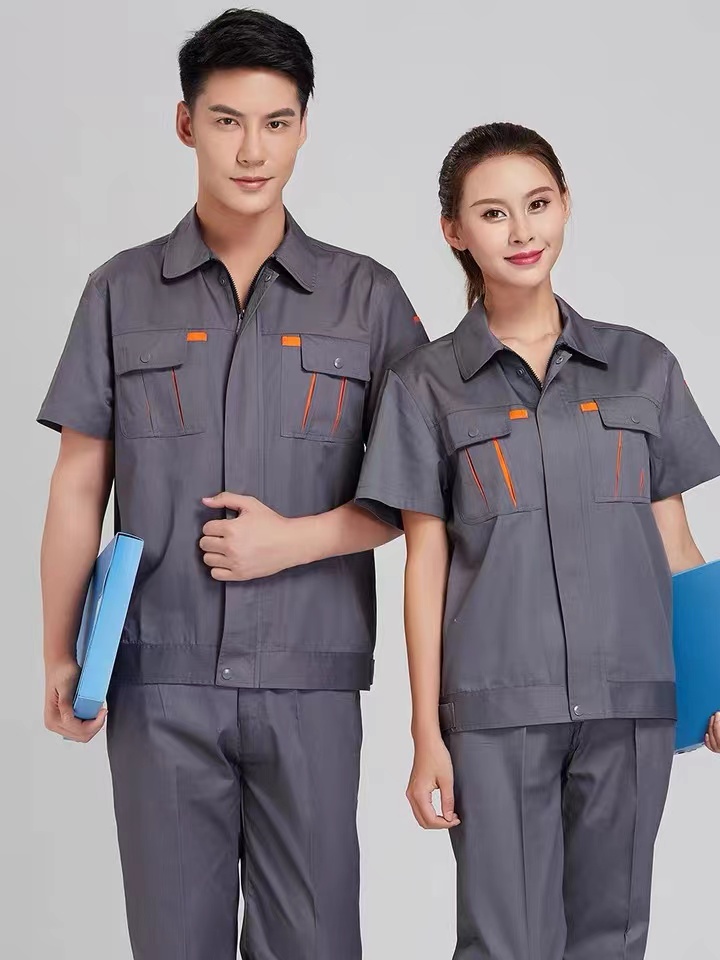 定制车间劳保服汽修工地夏装薄款